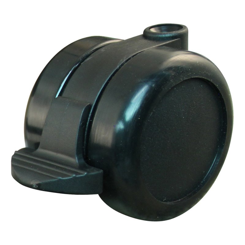 Lenkrolle mit Feststeller 60mm Serie 65 - 73 draadstift M8 Gleitlager