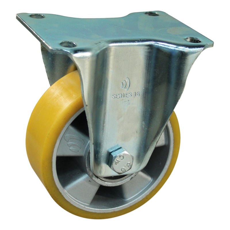 bokwiel 125mm serie 29 ᠆ 16 plaatbevestiging kogellager