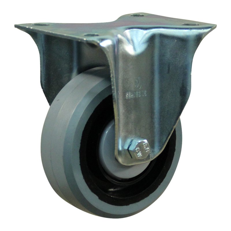 fixed castor 160mm series 14 ᠆ 15 plate mounting ball bearing