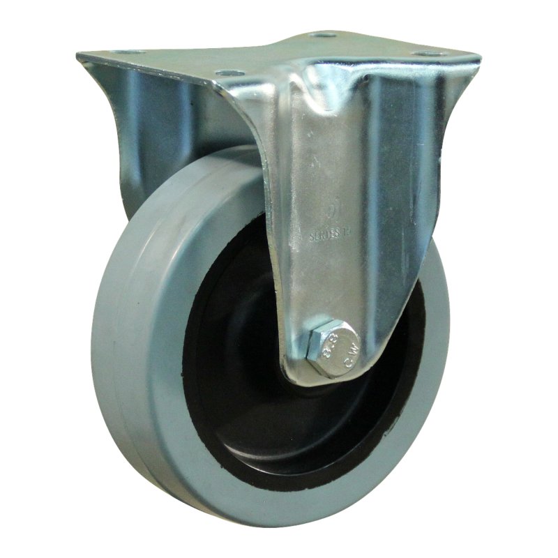 Bockrolle 80mm Serie 14 ᠆ Plattenbefestigung Rollenlager