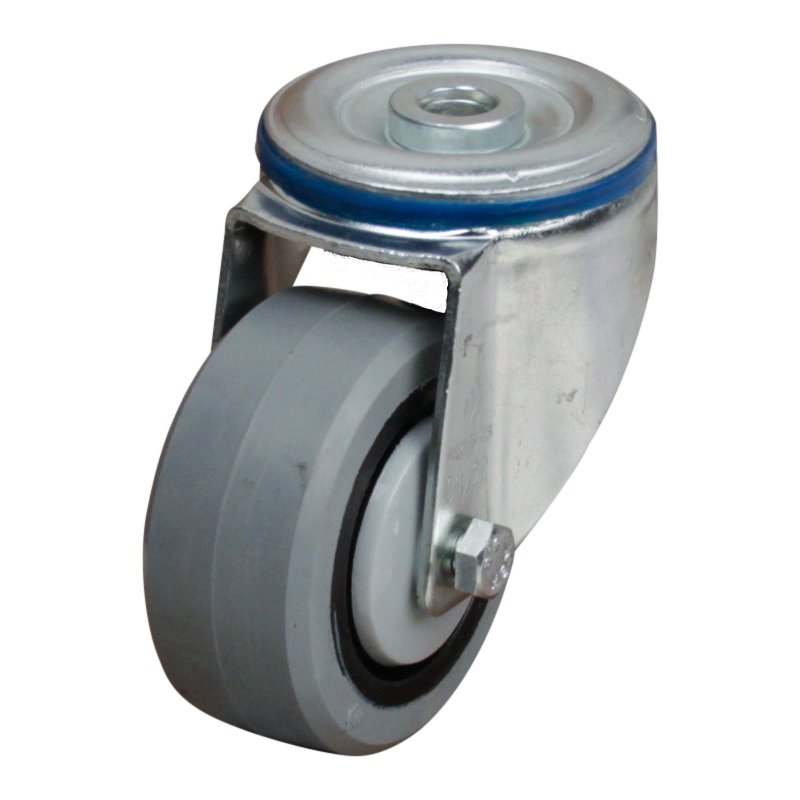 Lenkrolle 80mm Serie 14 ᠆ 15 Rückenloch Kugellager