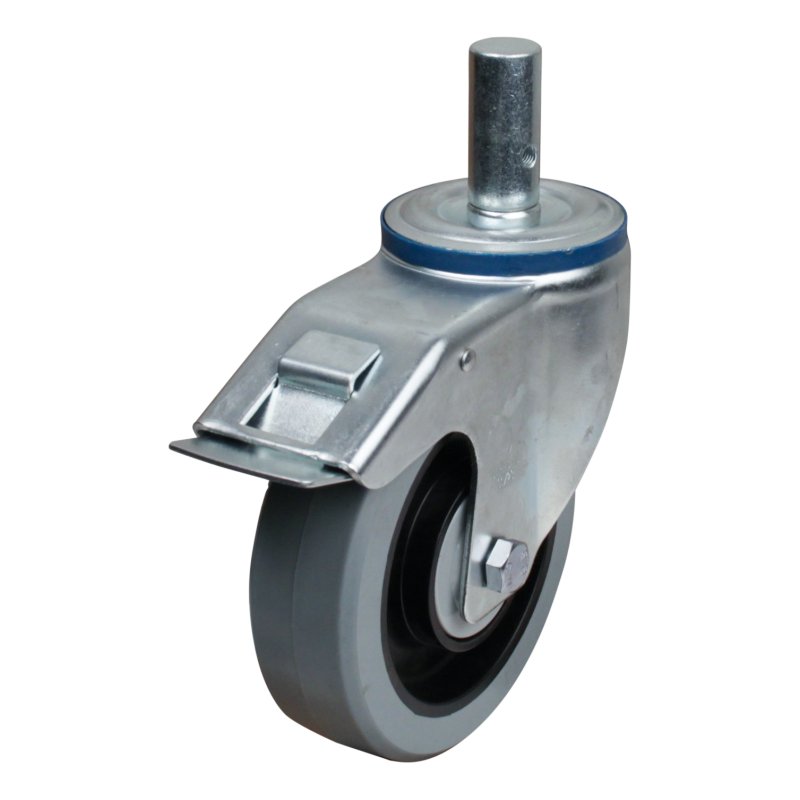Lenkrolle mit Feststeller 160mm Serie 14 ᠆ 15 Zapfen Kugellager