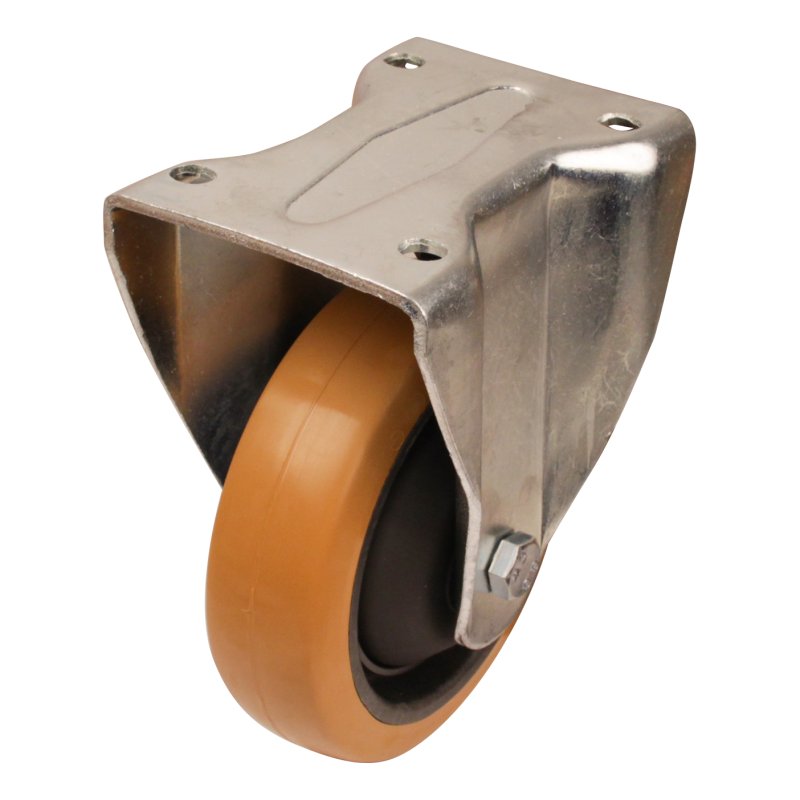 Bockrolle 125mm serie 21 ᠆ 19 Plattenbefestigung Kugellager