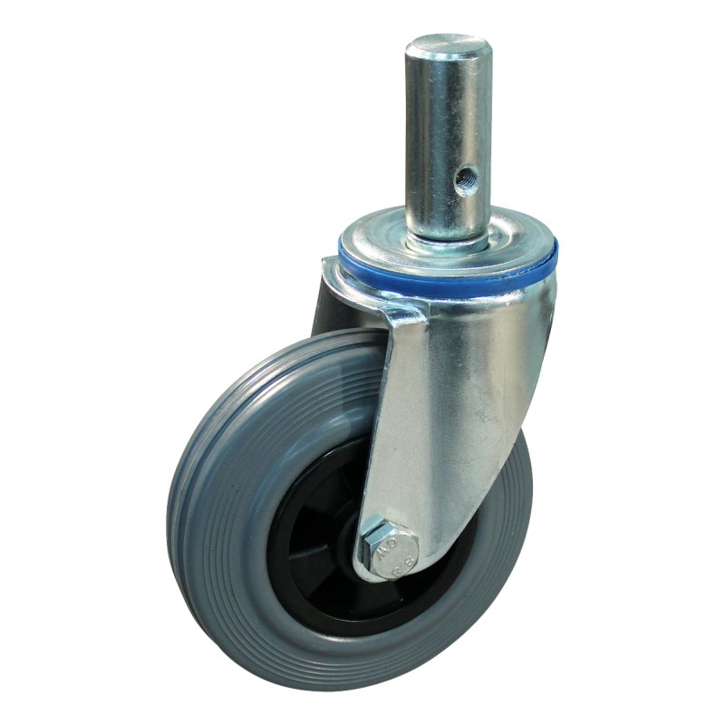swivel castor 100mm series 11 ᠆ 15 pin plain bore