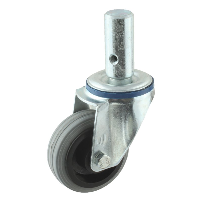 swivel castor 100mm series 11 ᠆ 15 pin roller bearing