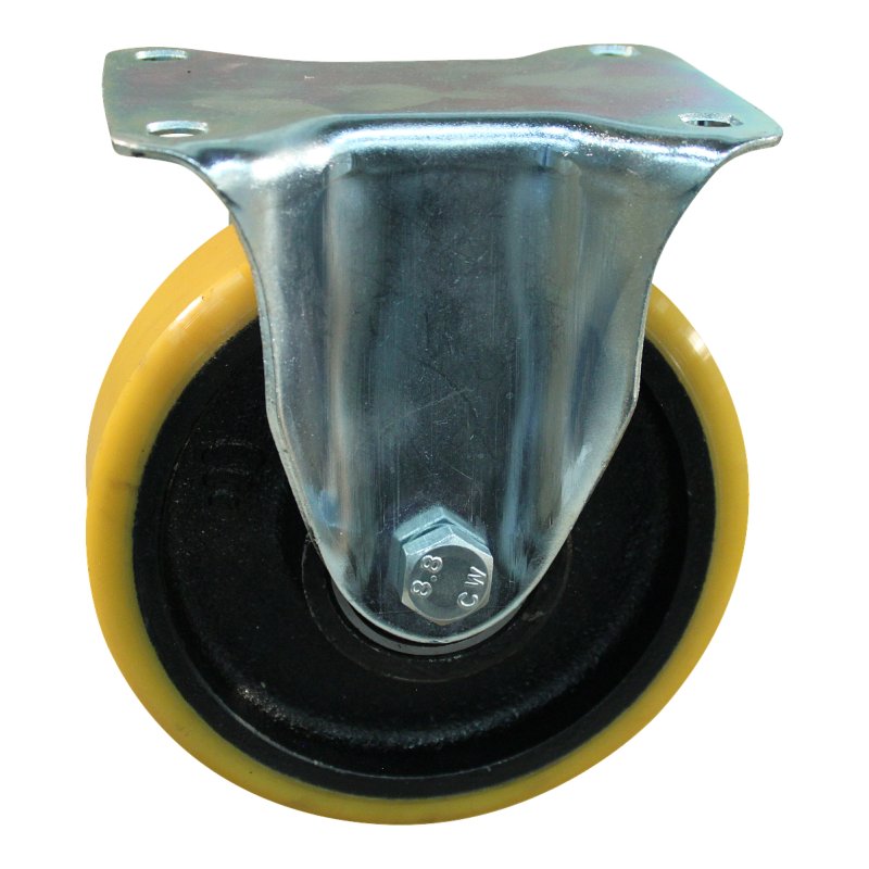 bokwiel 150mm serie 28 ᠆ 15 plaatbevestiging kogellager