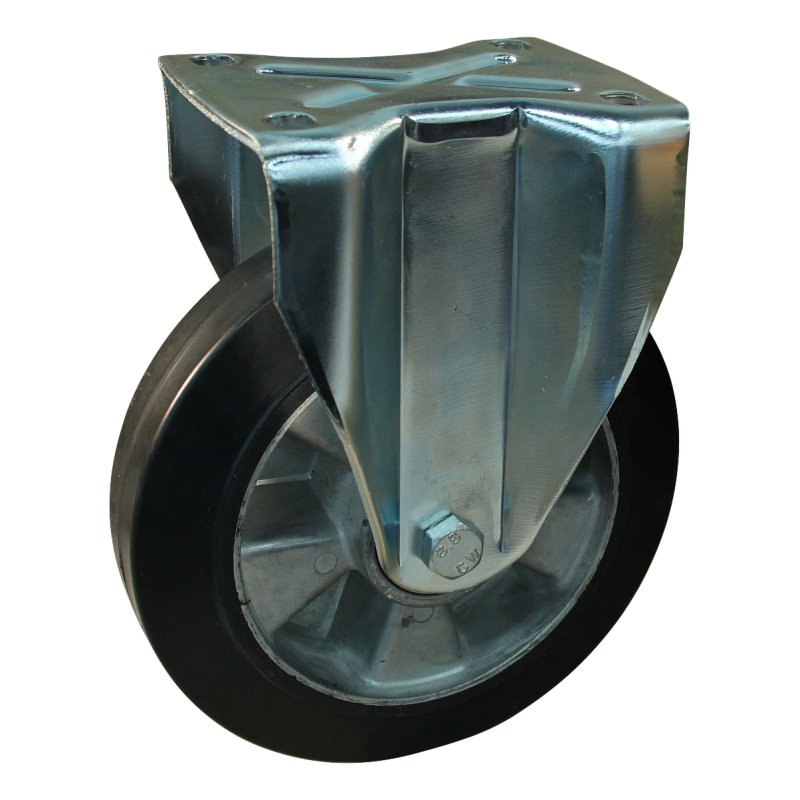 Bockrolle 250mm Serie 10 ᠆ 19 Plattenbefestigung Kugellager