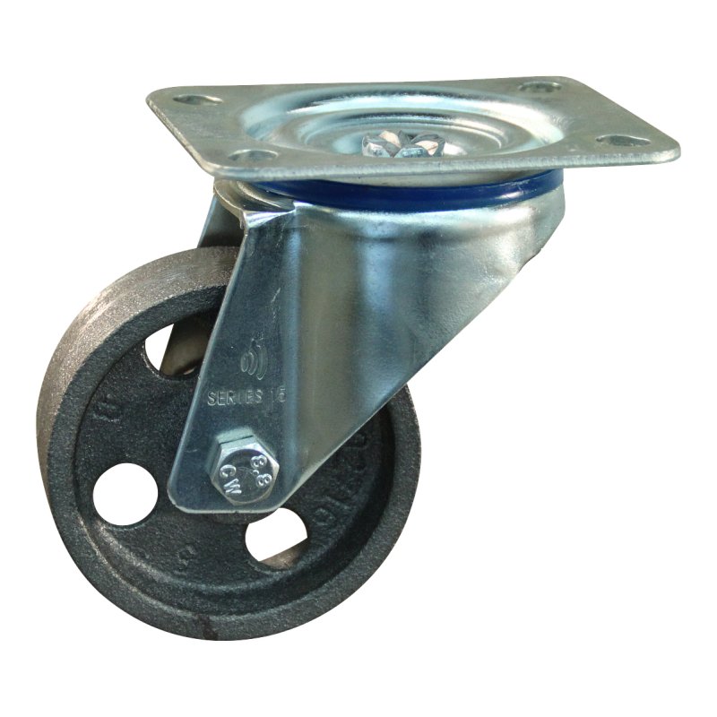 zwenkwiel 80mm serie 45 ᠆ 12 plaatbevestiging glijlager
