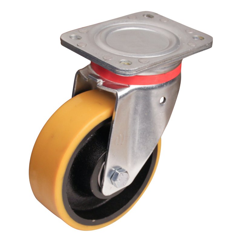 zwenkwiel 150mm serie 28 ᠆ 17 plaatbevestiging kogellager