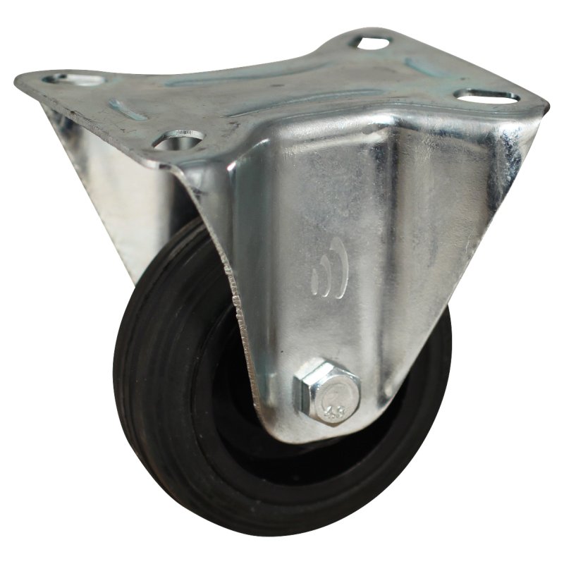 bokwiel 125mm serie 01 - 13 plaatbevestiging rollager