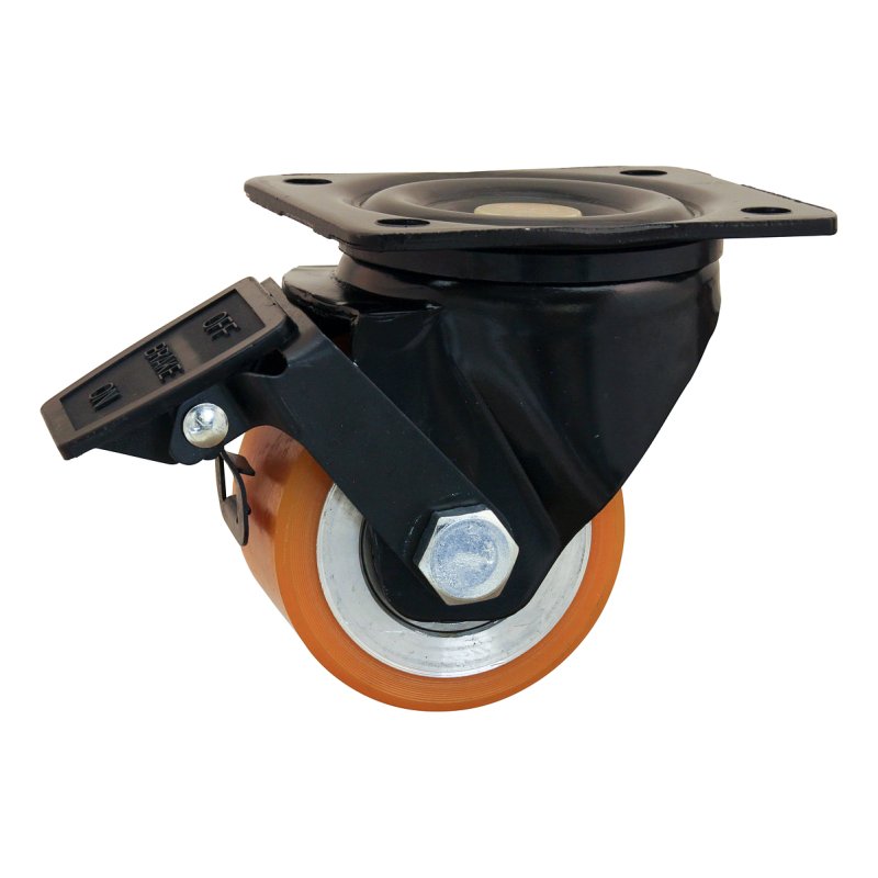 zwenkwiel geremd 65mm serie 29 - 26 plaatbevestiging kogellager