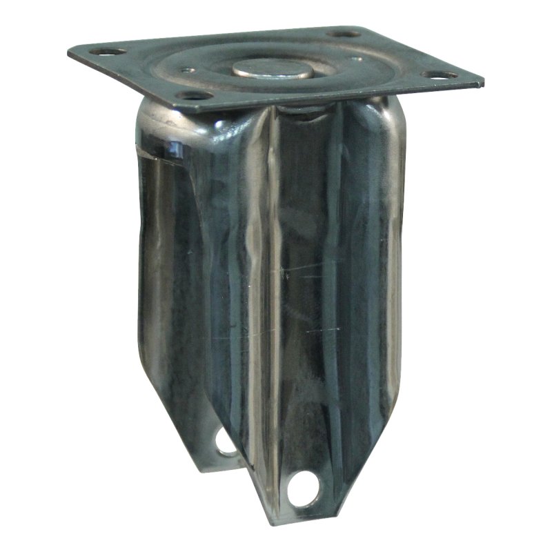 fixed castor 125mm serie 65 ᠆ 37 plate mounting plain bore