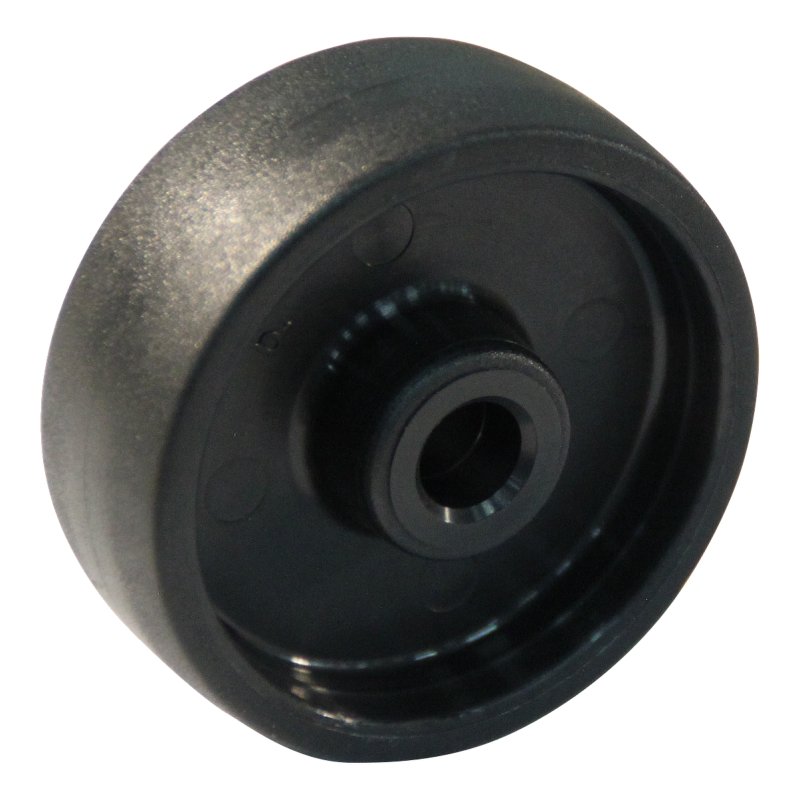 fixed castor 50mm serie 65 ᠆ 37 plate mounting plain bore