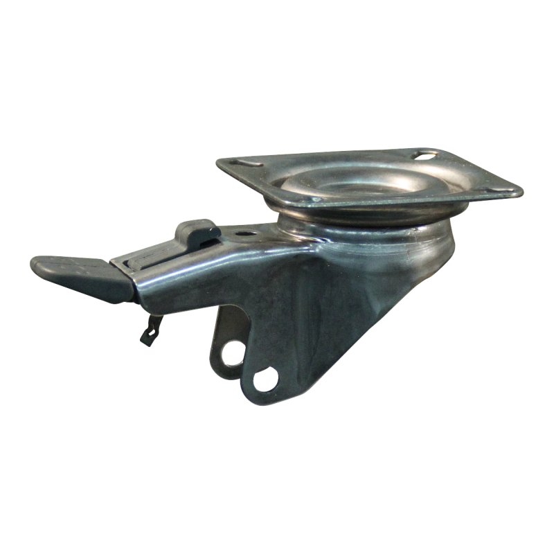 zwenkwiel geremd 50mm serie 65 ᠆ 37 plaatbevestiging glijlager