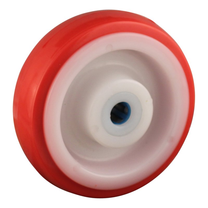 fixed castor 100mm series 27 ᠆ 19 plate mounting roller bearing