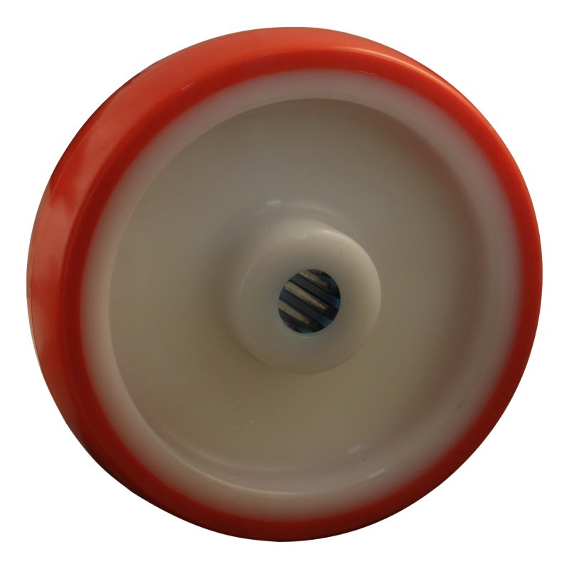 roulette pivotante avec frein 175mm série 27 ᠆ 14 montage de la plaque roulement à rouleaux