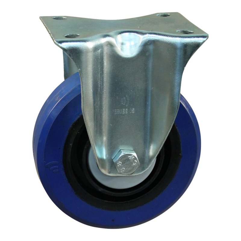 bokwiel 125mm serie 13 ᠆ 15 plaatbevestiging kogellager