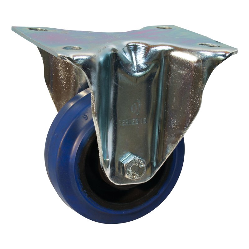 Bockrolle 80mm Serie 13 ᠆ Plattenbefestigung Rollenlager
