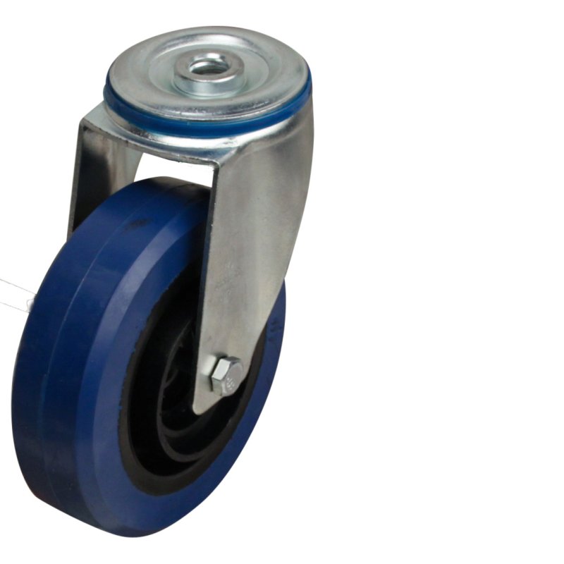 Lenkrolle 125mm Serie 13 ᠆ 15 Rückenloch Kugellager