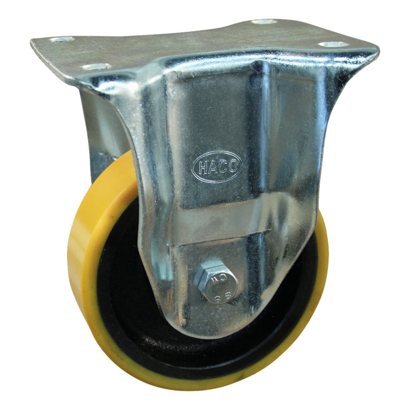 bokwiel 125mm serie 28 ᠆ 14 plaatbevestiging kogellager