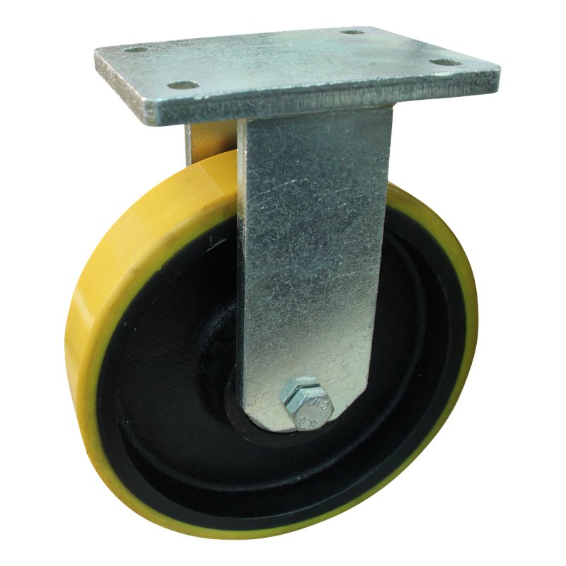 bokwiel 200mm serie 28 ᠆ 14 plaatbevestiging kogellager