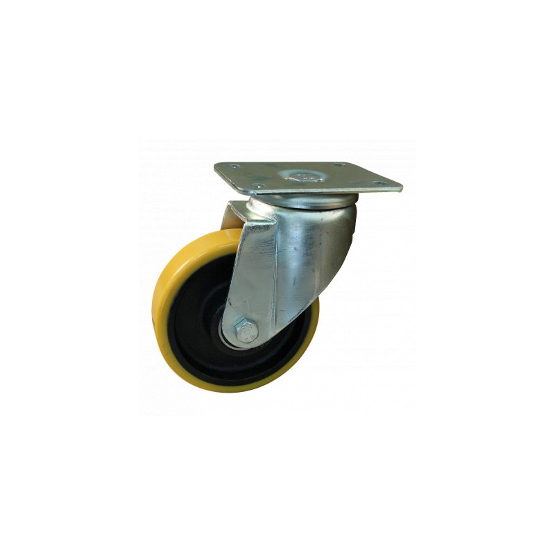 swivel castor 100mm series 28 ᠆ 32 plate mounting ball bearing