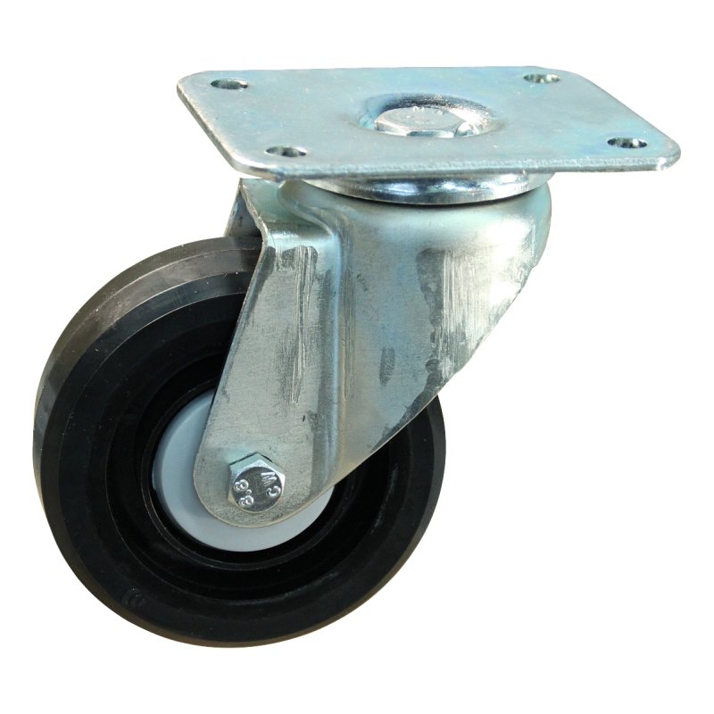 zwenkwiel 100mm serie 07 ᠆ 19 plaatbevestiging kogellager