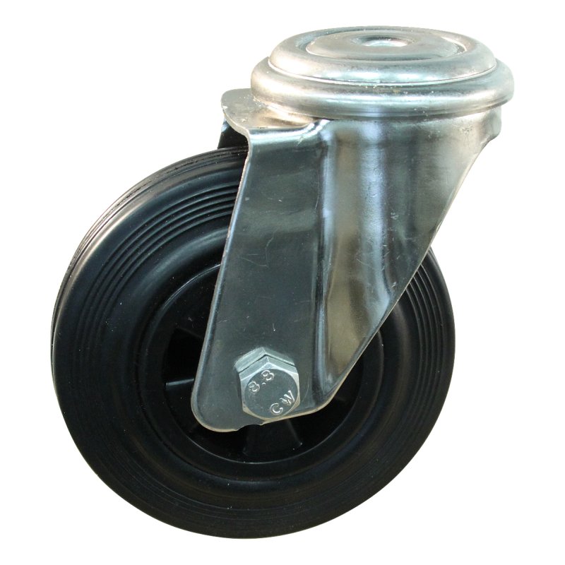 zwenkwiel 100mm serie 01 ᠆ 31 boutgat glijlager