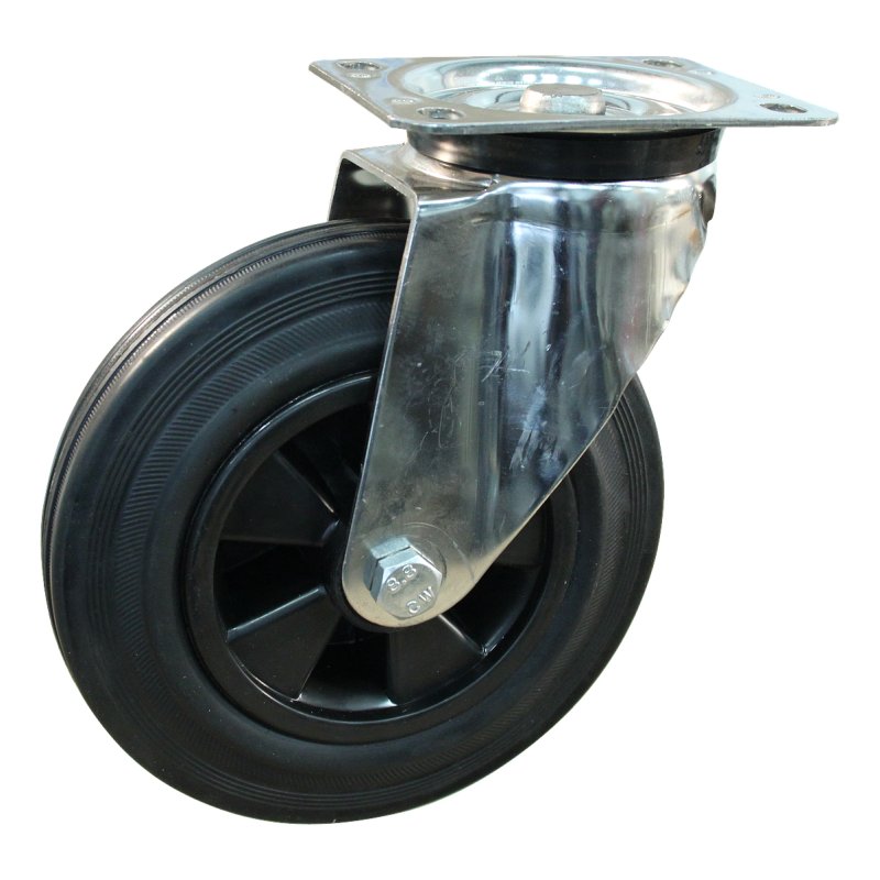 roulette pivotante 200mm série 01 ᠆ 31 montage de la plaque palier lisse