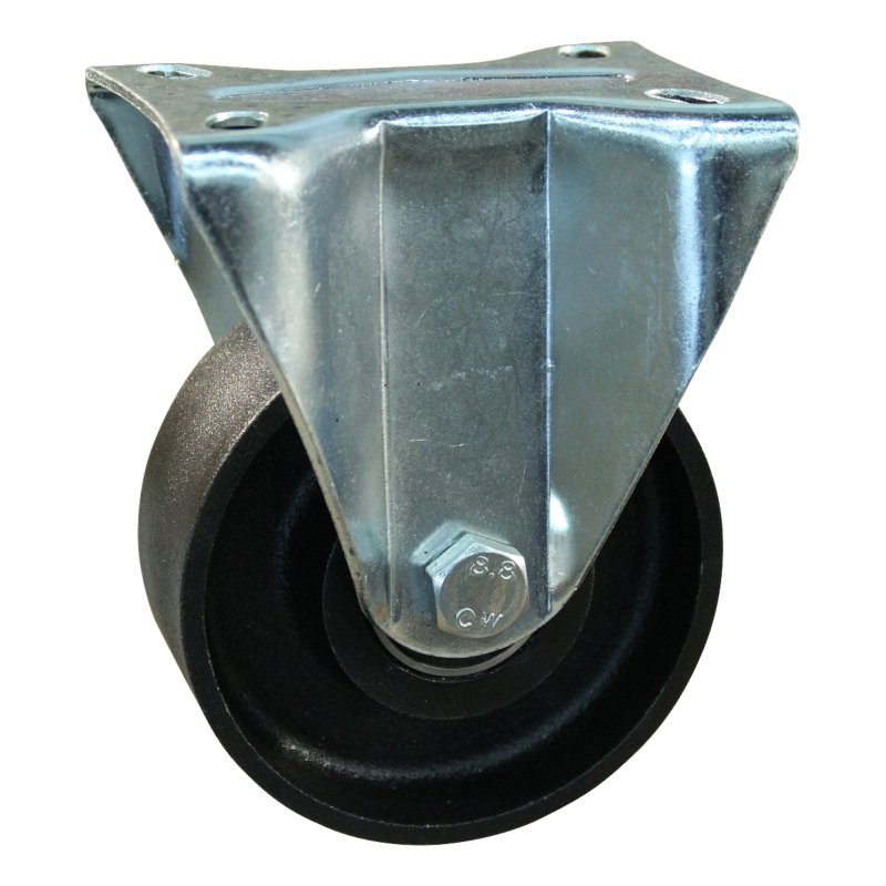Bockrolle 100mm serie 45 ᠆ 19 Plattenbefestigung Kugellager