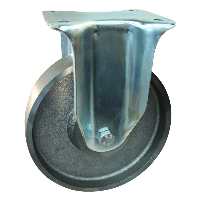 bokwiel 200mm serie 45 ᠆ 14 plaatbevestiging glijlager