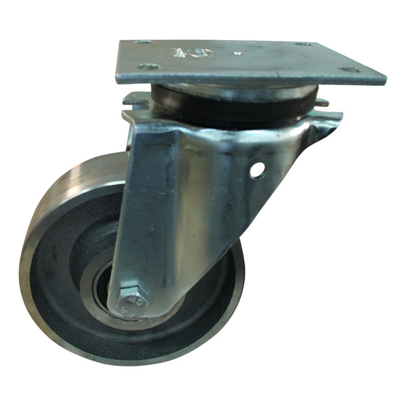 Lenkrolle 200mm serie 45 ᠆ 14 Plattenbefestigung Kugellager