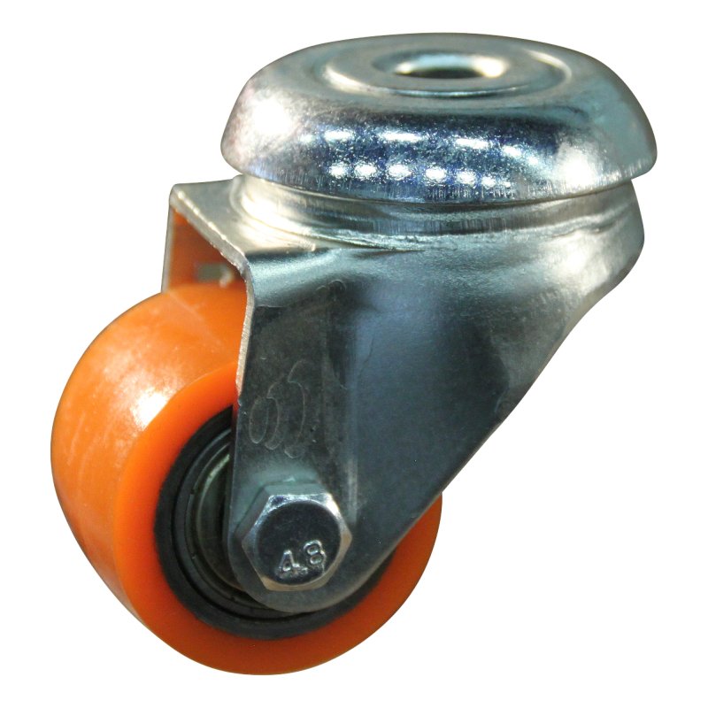 swivel castor 35mm series 28-23 bolt hole ball bearing