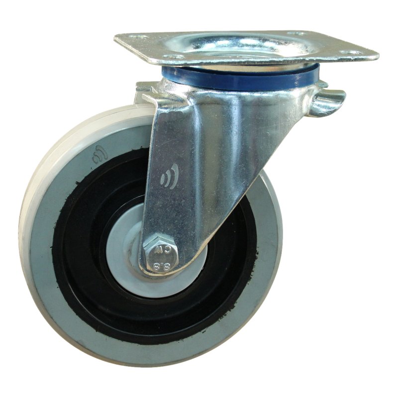 zwenkwiel 200mm serie 14 ᠆ 12 plaatbevestiging met uitsparing richtingvastzetter kogellager