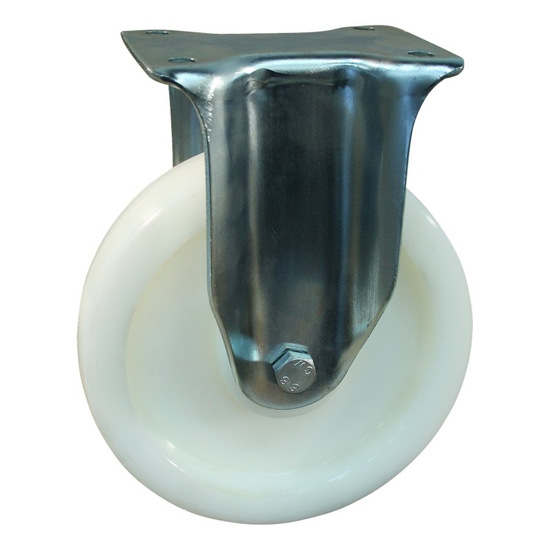 bokwiel 200mm serie 33 ᠆ 14 plaatbevestiging glijlager