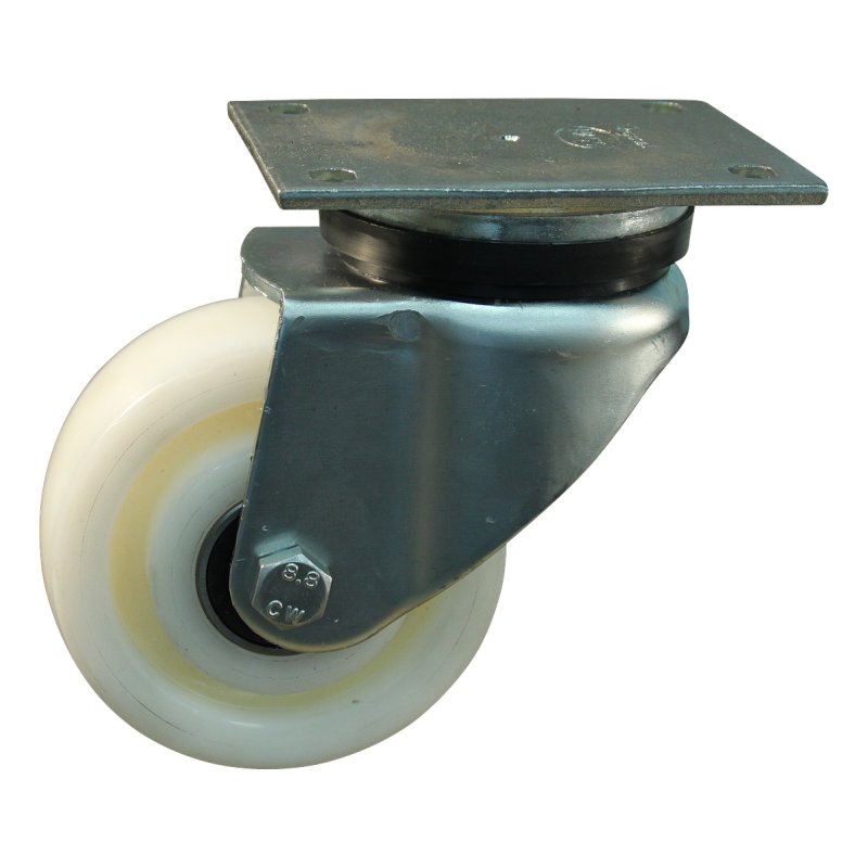 swivel castor 125mm serie 33 ᠆ 14 plate mounting ball bearing