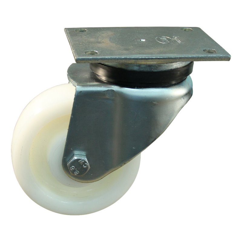 roulette pivotante 160mm serie 33 ᠆ 14 montage de la plaque palier lisse