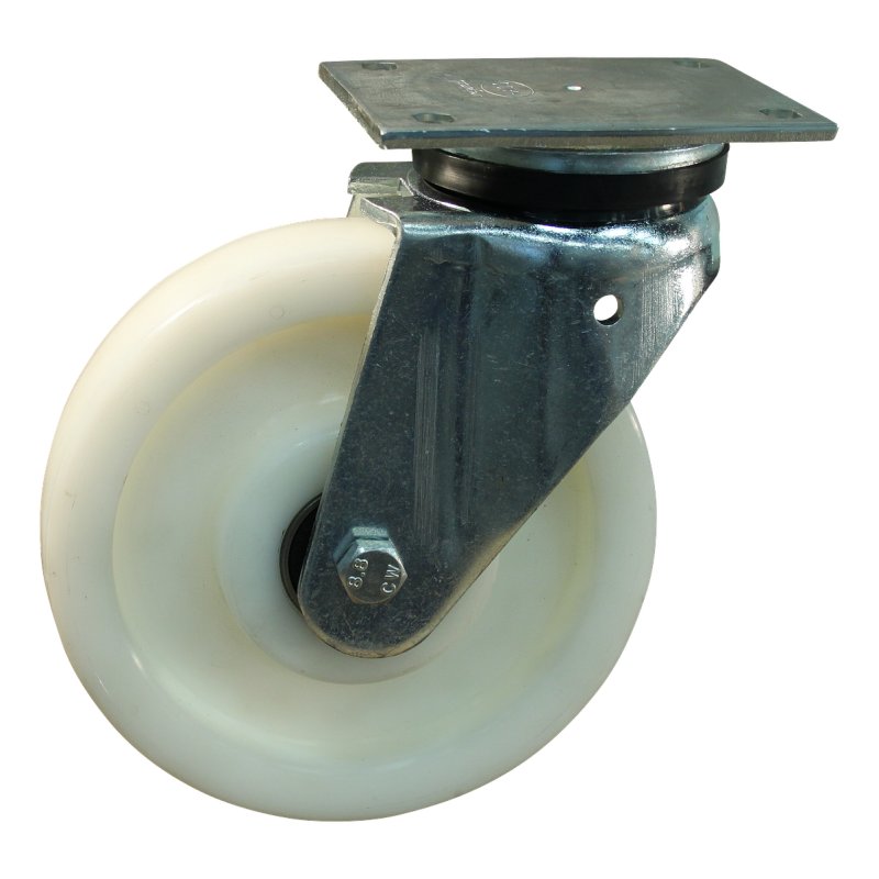 swivel castor 250mm serie 33 ᠆ 14 plate mounting ball bearing