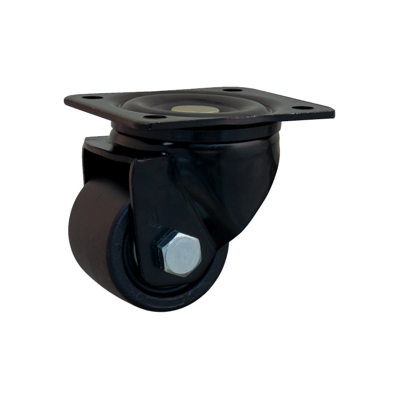 swivel castor 65mm series 33 - 27 plate mounting ball bearing