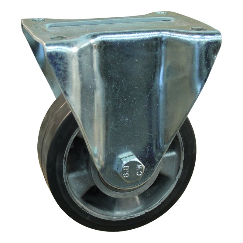 bokwiel 125mm serie 10 ᠆ 91 plaatbevestiging kogellager