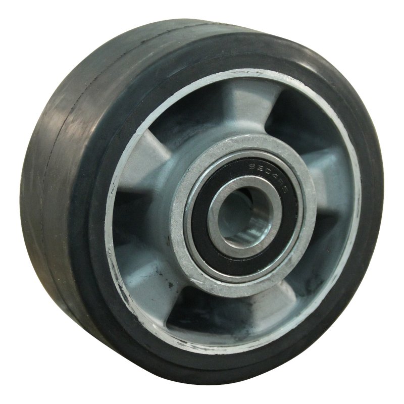 bokwiel 125mm serie 10 ᠆ 91 plaatbevestiging kogellager
