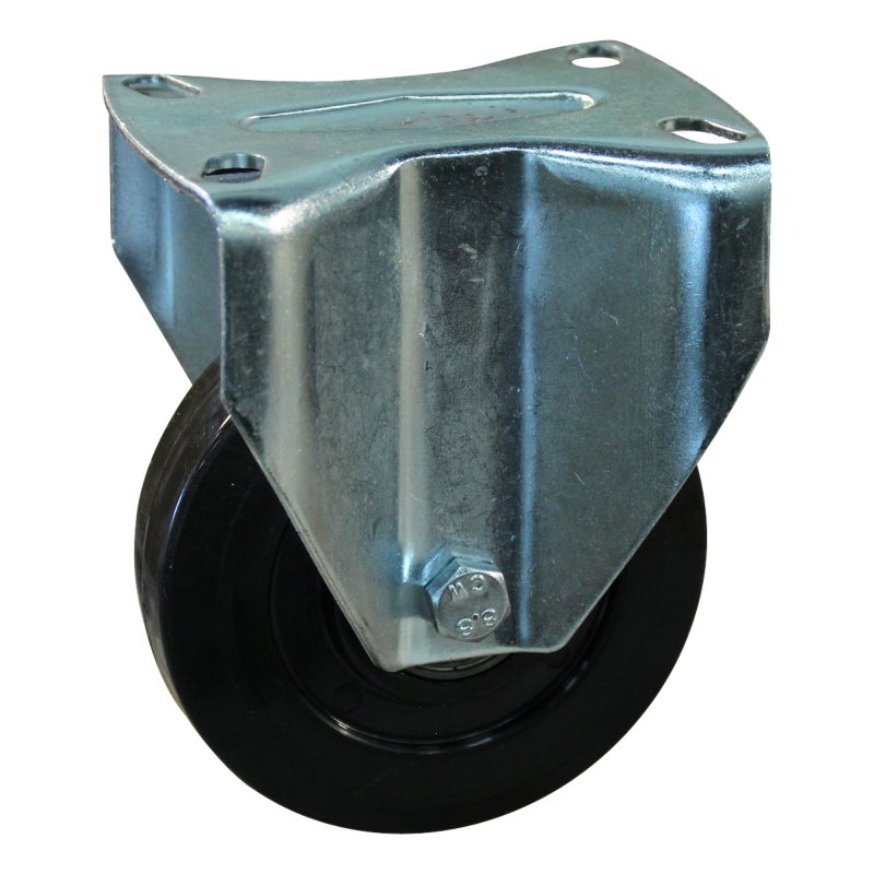 bokwiel 100mm serie 16 ᠆ 09 plaatbevestiging kogellager