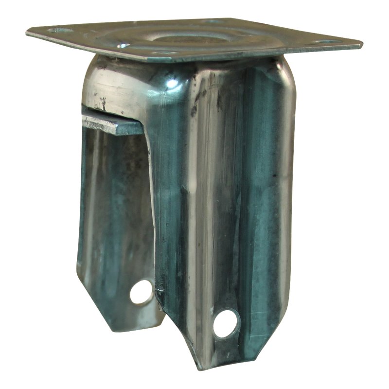 Bockrolle 75mm serie 68 ᠆ 37 Plattenbefestigung Gleitlager