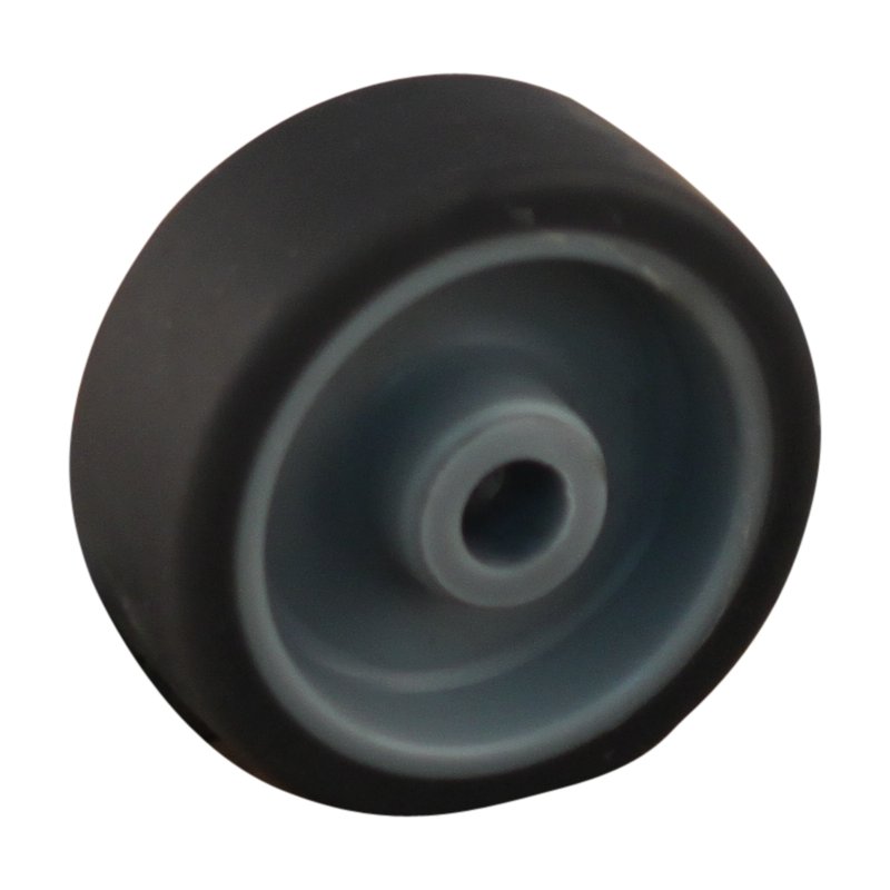 Bockrolle 75mm serie 68 ᠆ 37 Plattenbefestigung Gleitlager