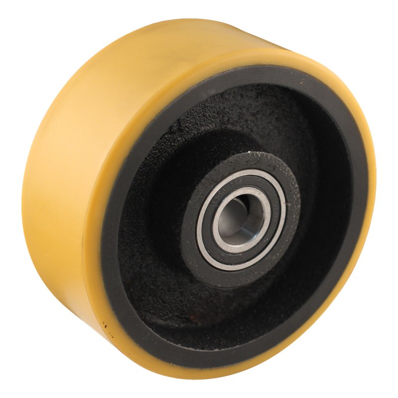 fixed castor 180mm series 28 ᠆ 20 plate mounting ball bearing