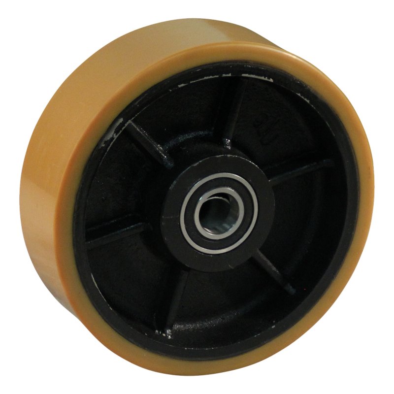 bokwiel 250mm serie 28 ᠆ 20 plaatbevestiging kogellager