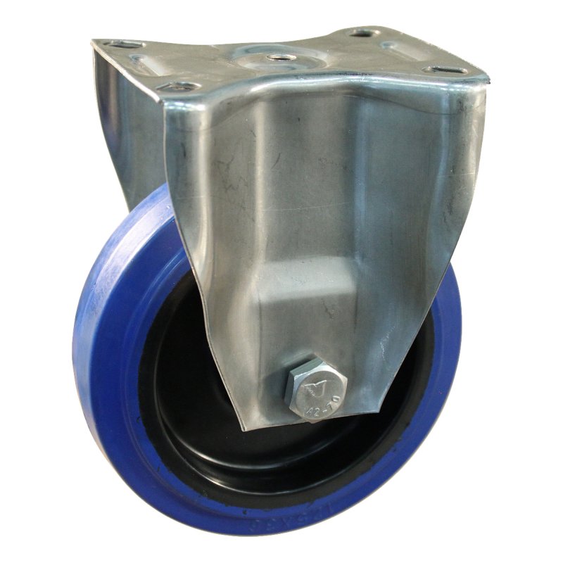 fixed castor 100mm series 13 ᠆ 30 plate mounting roller bearing