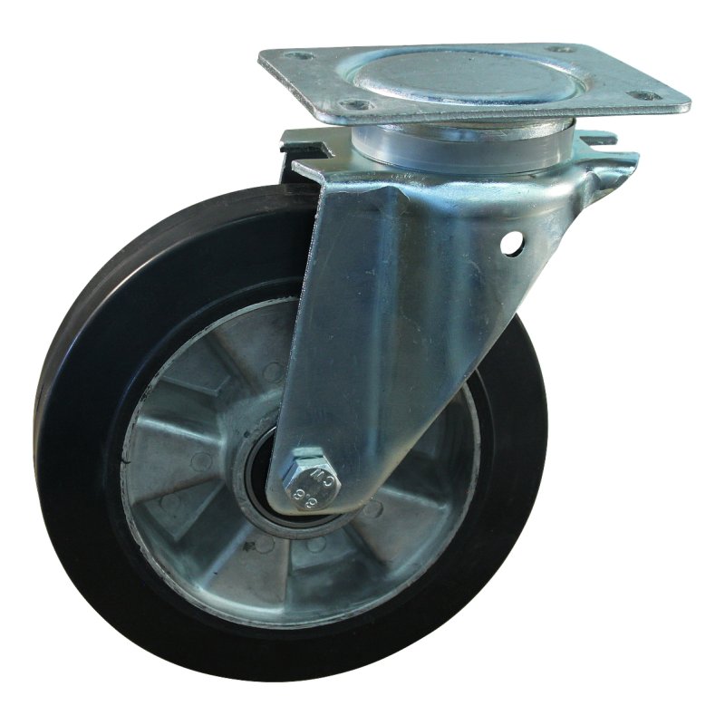 zwenkwiel 250mm serie 10 ᠆ 14 plaatbevestiging kogellager