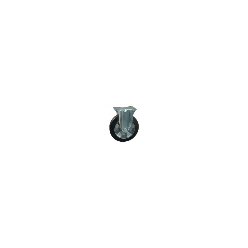 fixed castor 180mm series 10 ᠆ 15 plate mounting ball bearing