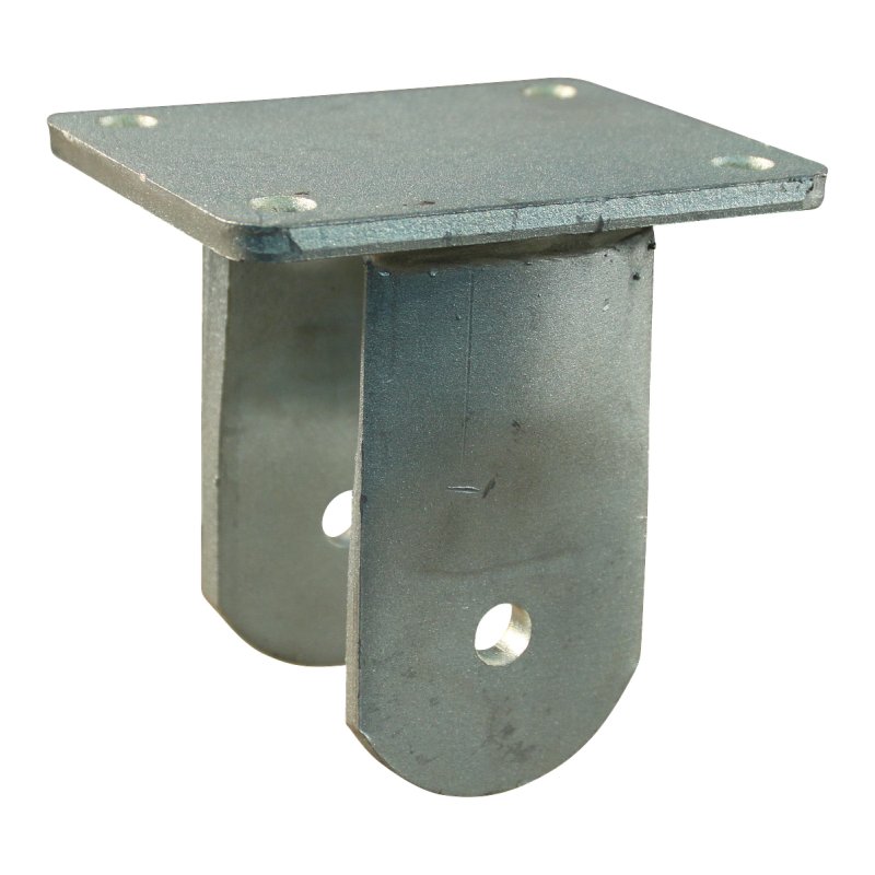 bokwiel 100mm serie 33 ᠆ 22 plaatbevestiging kogellager